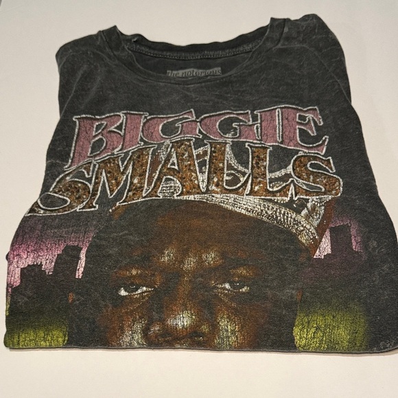Vintage Gray Biggie Smalls Graphic T-Shirt - Picture 6 of 6